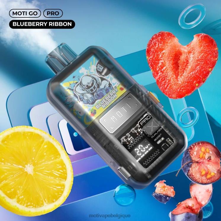 MOTI Vape Amazon DNJ0H20 | MOTI Go Pro vape jetable (5%, 12000 bouffées) glace à la pomme aigre