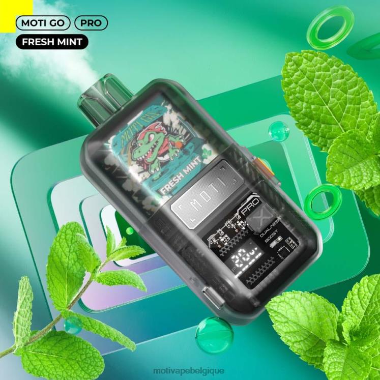 MOTI Vape Amazon DNJ0H20 | MOTI Go Pro vape jetable (5%, 12000 bouffées) glace à la pomme aigre
