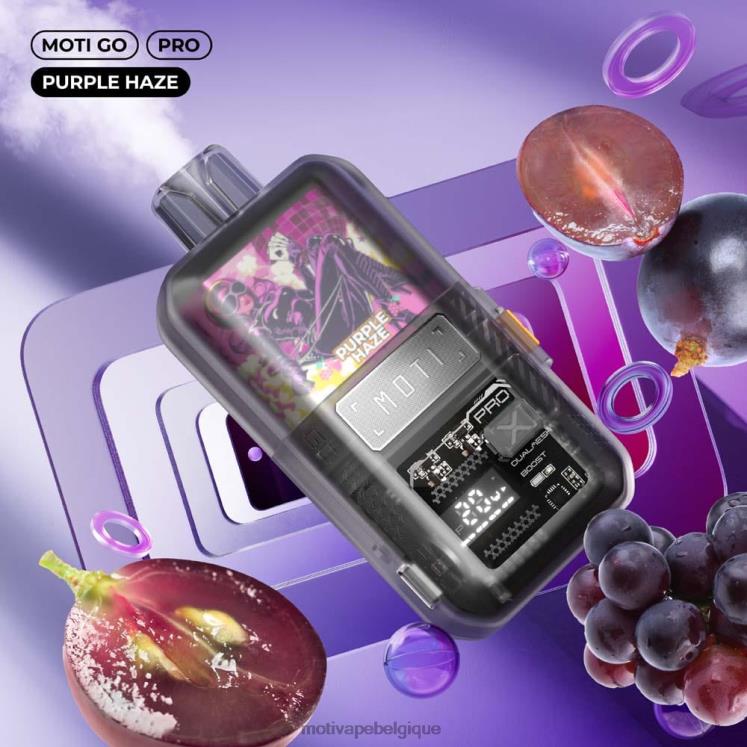 MOTI Vape For Sale DNJ0H19 | MOTI Go Pro vape jetable (5%, 12000 bouffées) brume violette