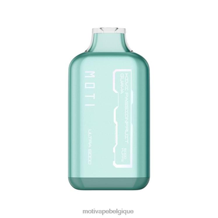 MOTI Vape Belgique DNJ0H31 | MOTI Ultra vape jetable (5%, 6000 bouffées) pêche pomme verte